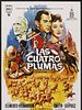 Cartel de Las cuatro plumas