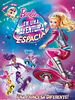 Cartel de Barbie en una aventura espacial