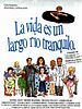 Cartel de La vida es un largo río tranquilo