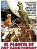 Cartel de El planeta de los dinosaurios