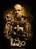 Cartel de El Padrino. 50 aniversario