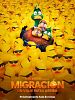 Cartel de Migración. Un viaje patas arriba