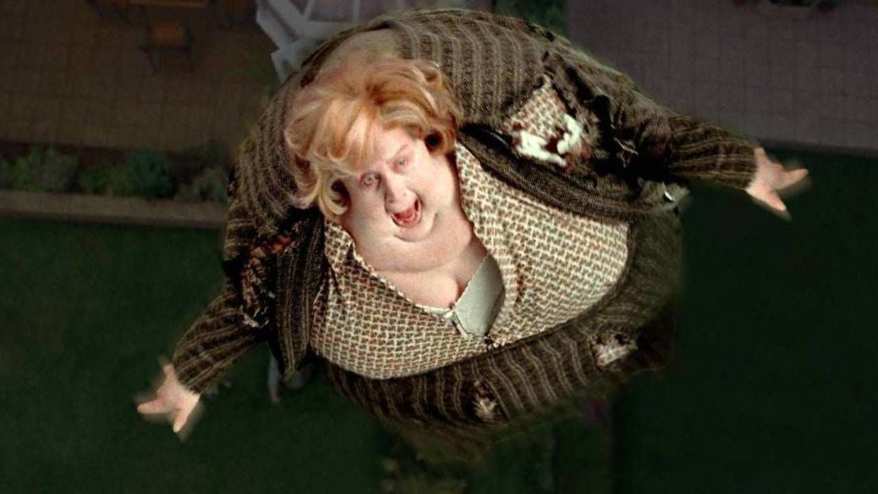 Pam Ferris como la tía Marge en 'Harry Potter y el prisionero de Azkaban'