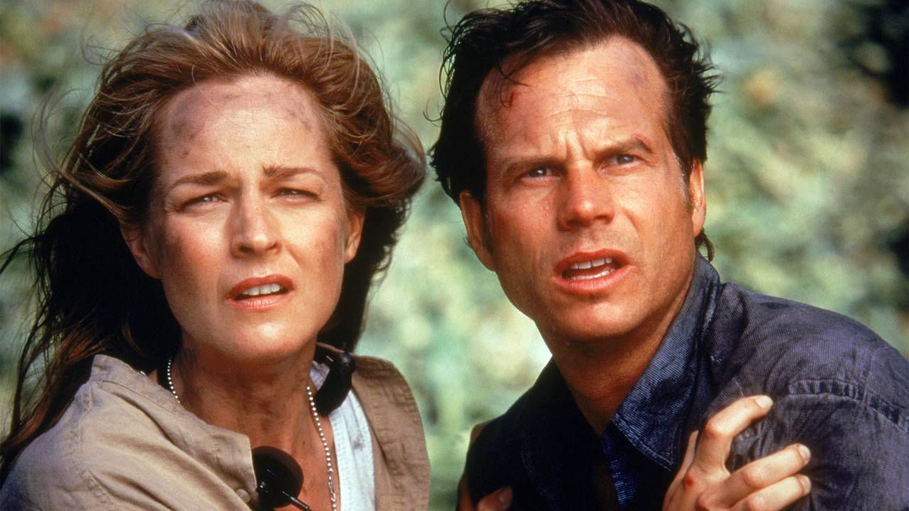 Hellen Hunt y Bill Paxton en 'Twister'