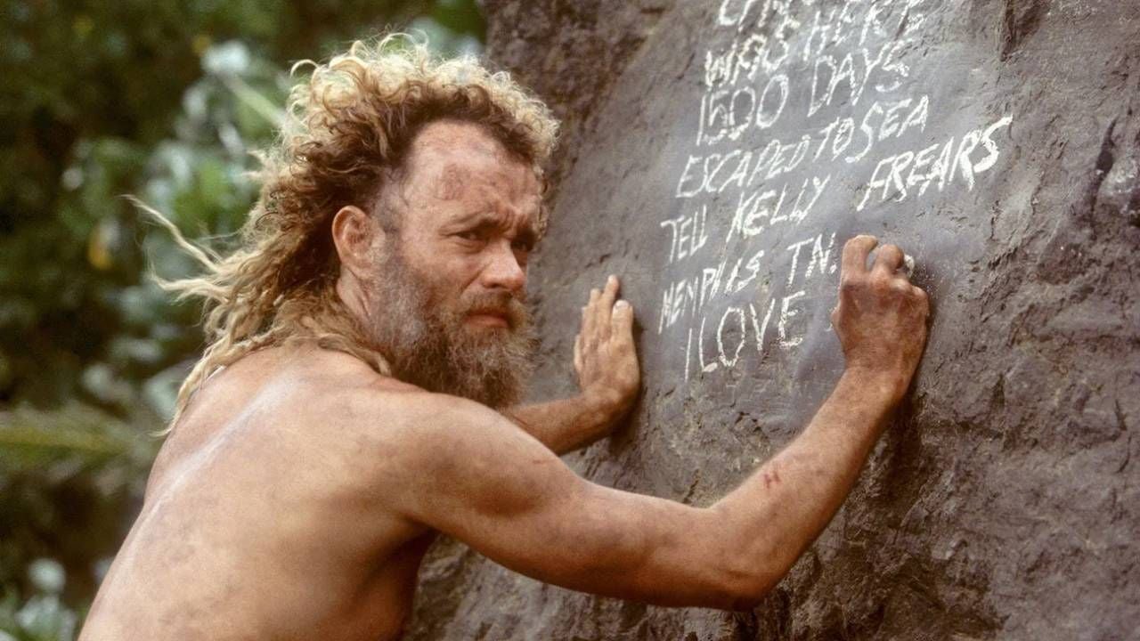 Tom Hanks como Chuck en 'Náufrago'