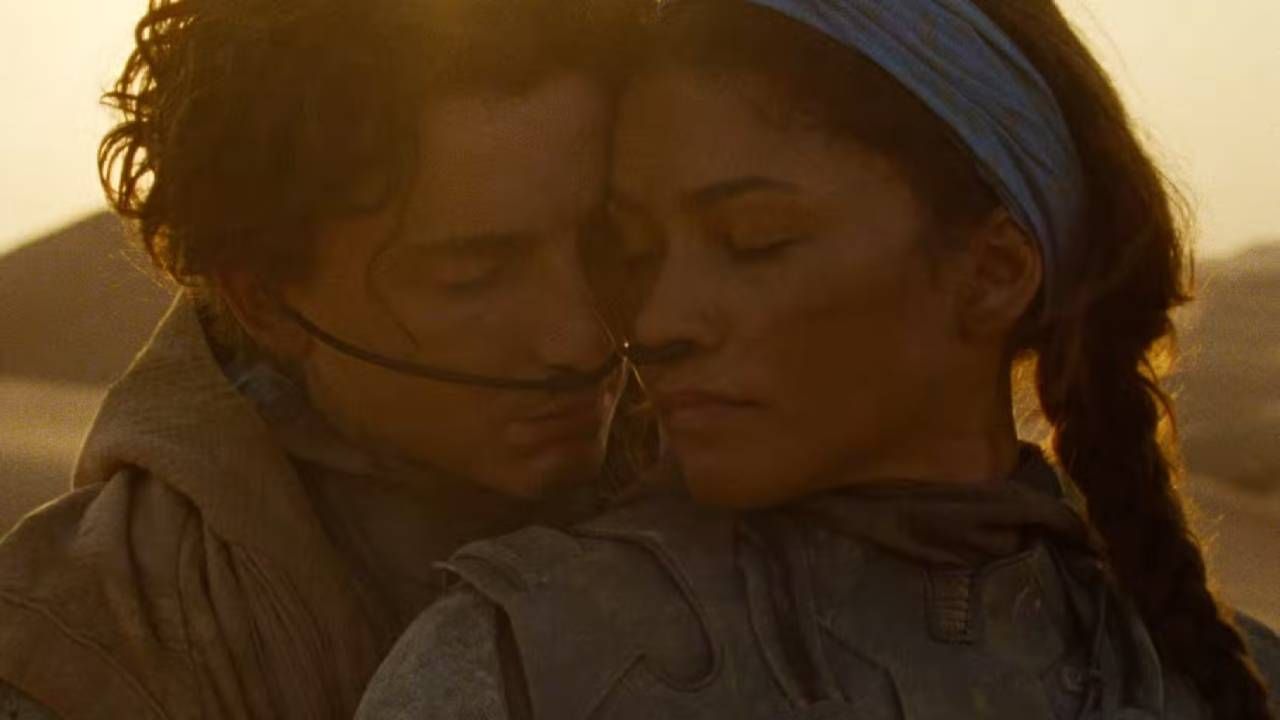 Timothée Chalamet y Zendaya como Paul y Chani en 'Dune 3'