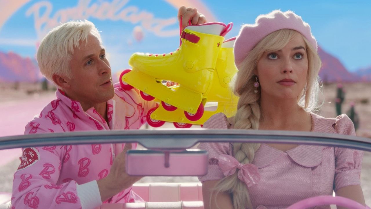 Ryan Gosling como Ken y Margot Robbie como Barbie en 'Barbie'