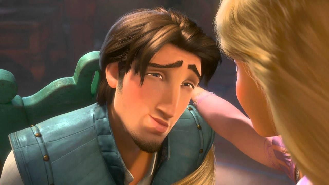 Flynn Rider con su cara de seducción