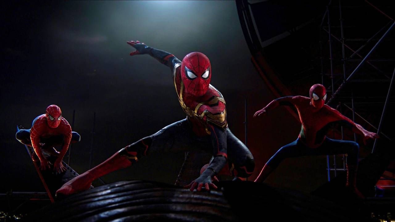 Los tres Peter Parker en 'Spider-Man: No Way Home'