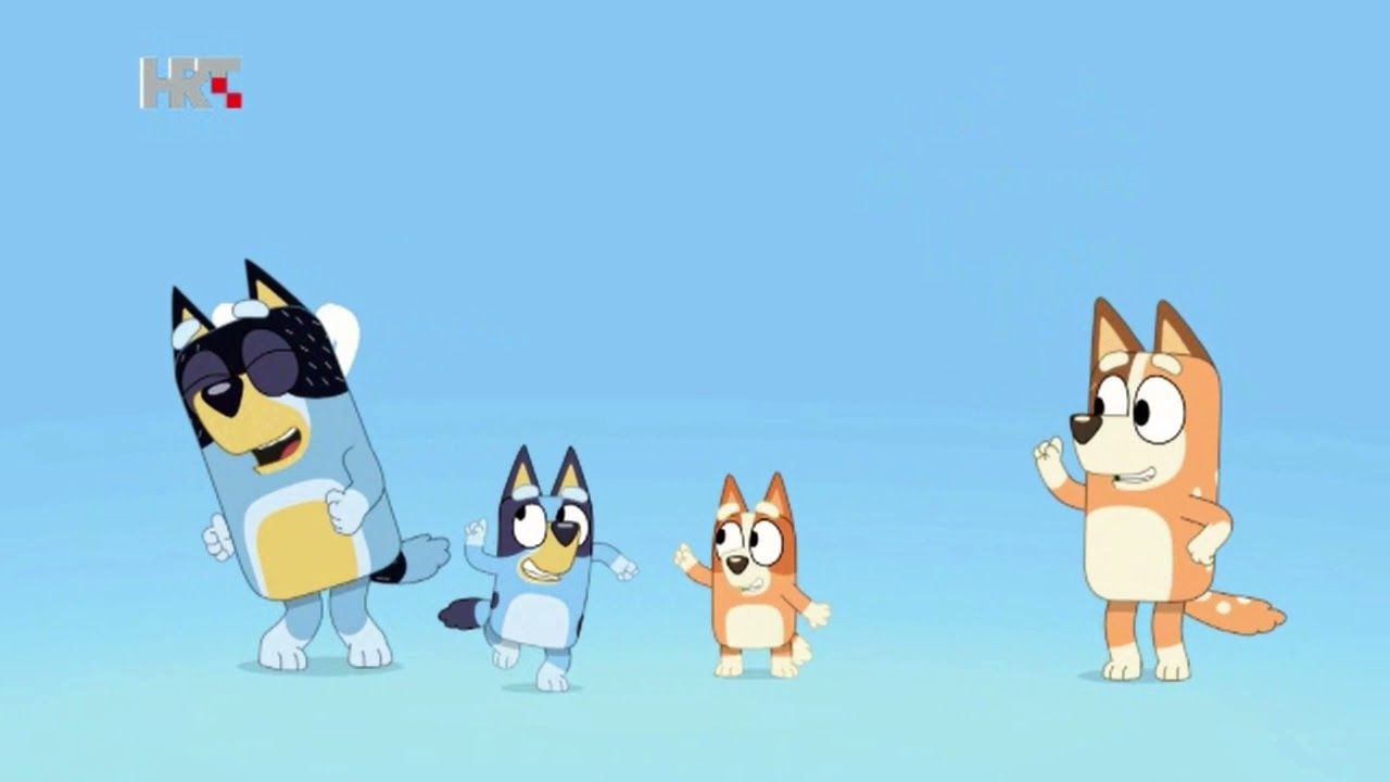 Acabo de darme cuenta de que la familia de 'Bluey' en realidad no está bailando en la intro de la serie