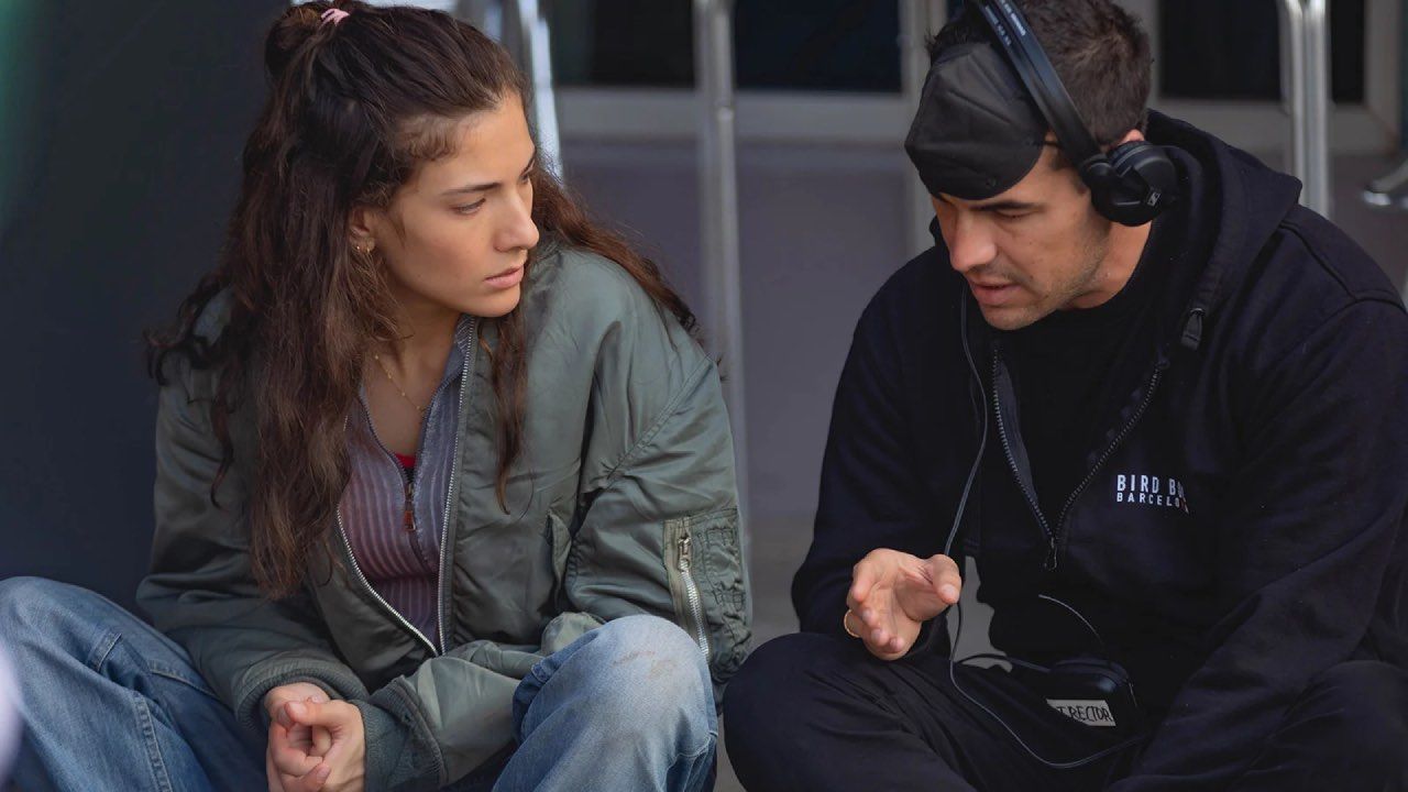 Candela González junto a Mario Casas. 