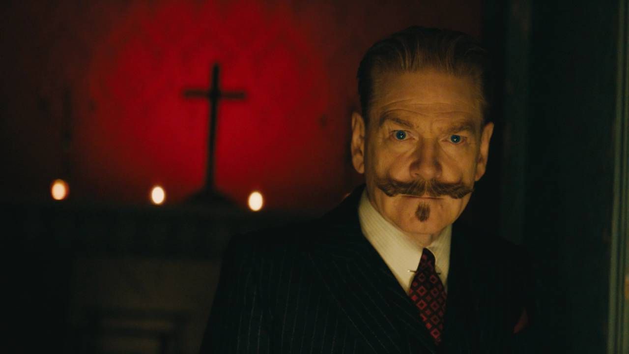 Kenneth Branagh como Hércules Poirot en 'Misterio en Venecia'