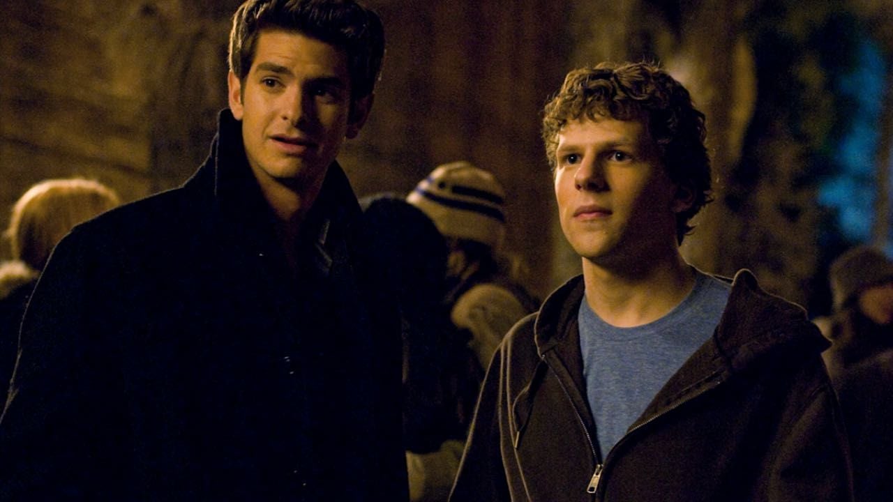 Andrew Garfield y Jesse Eisenberg en 'La red social'