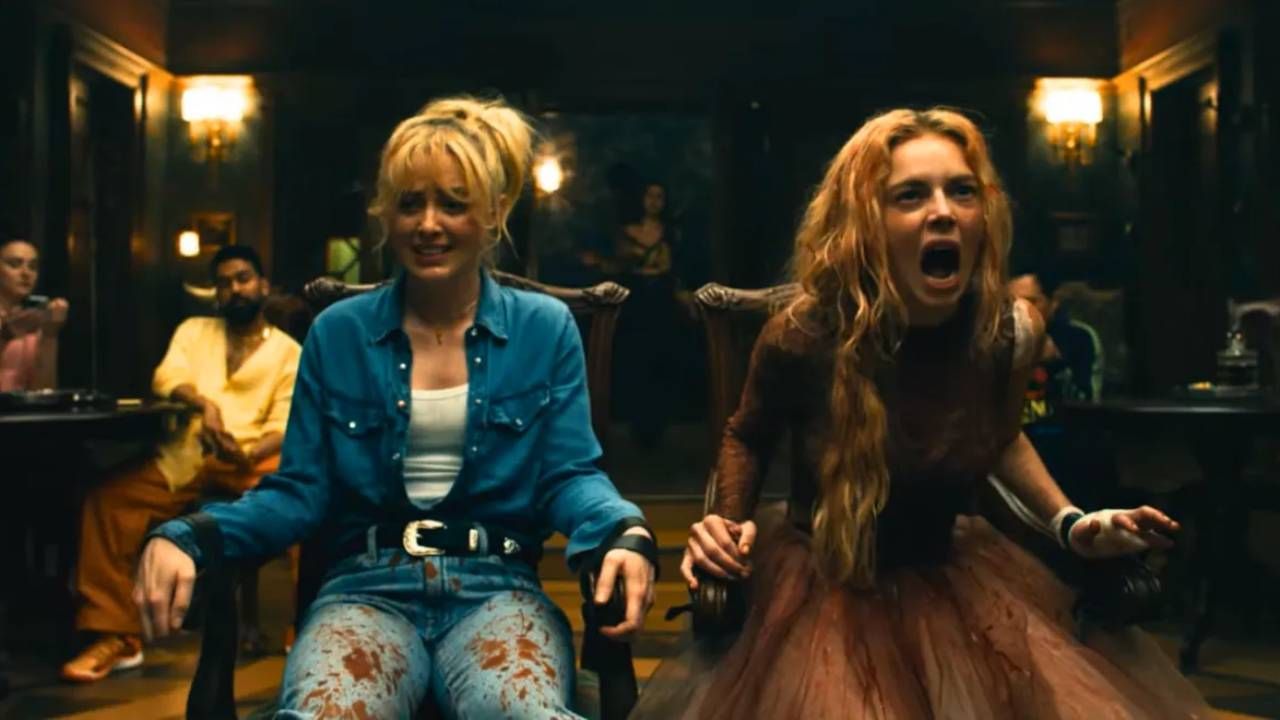 Kathryn Newton y Samara Weaving en 'Noche de bodas 2'