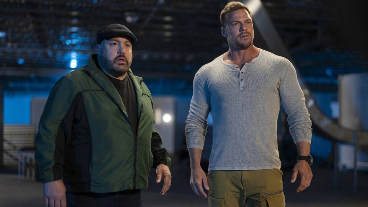 Kevin James y Alan Ritchson en 'Playdate'