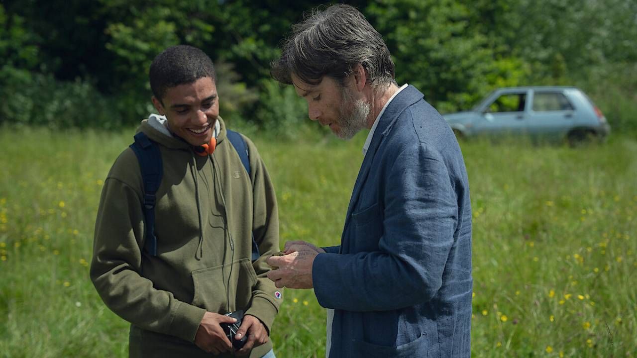 Jay Lycurgo y Cillian Murphy como Shy y Steve en 'Steve'