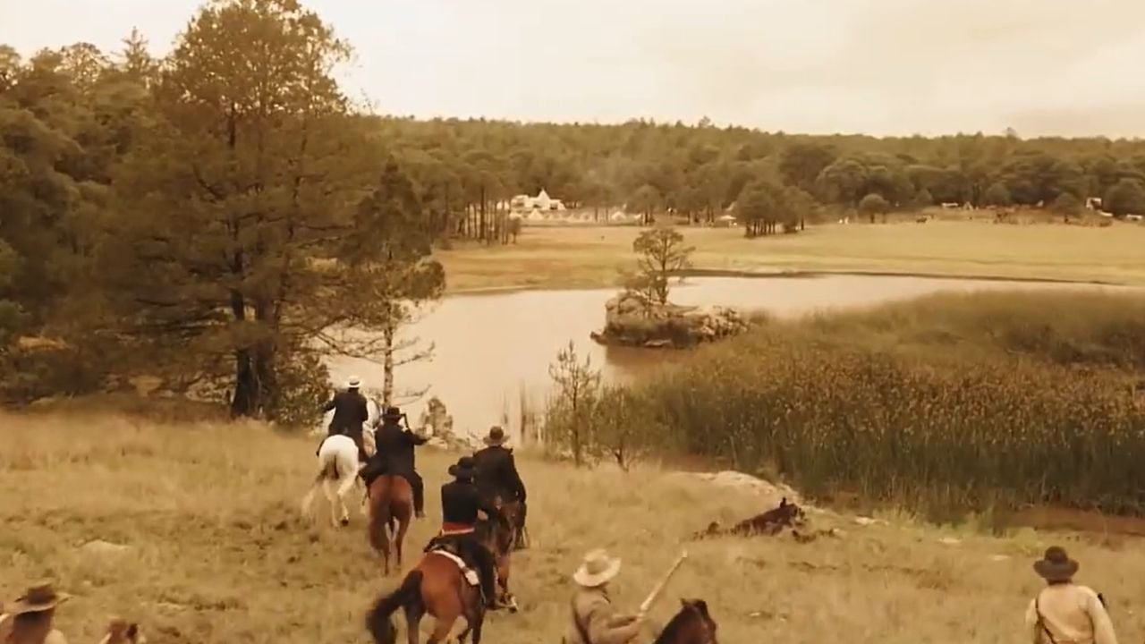Esta serie western se filmó en el legendario rancho de John Wayne en Durango: 20 semanas de rodaje y más de 9.000 extras