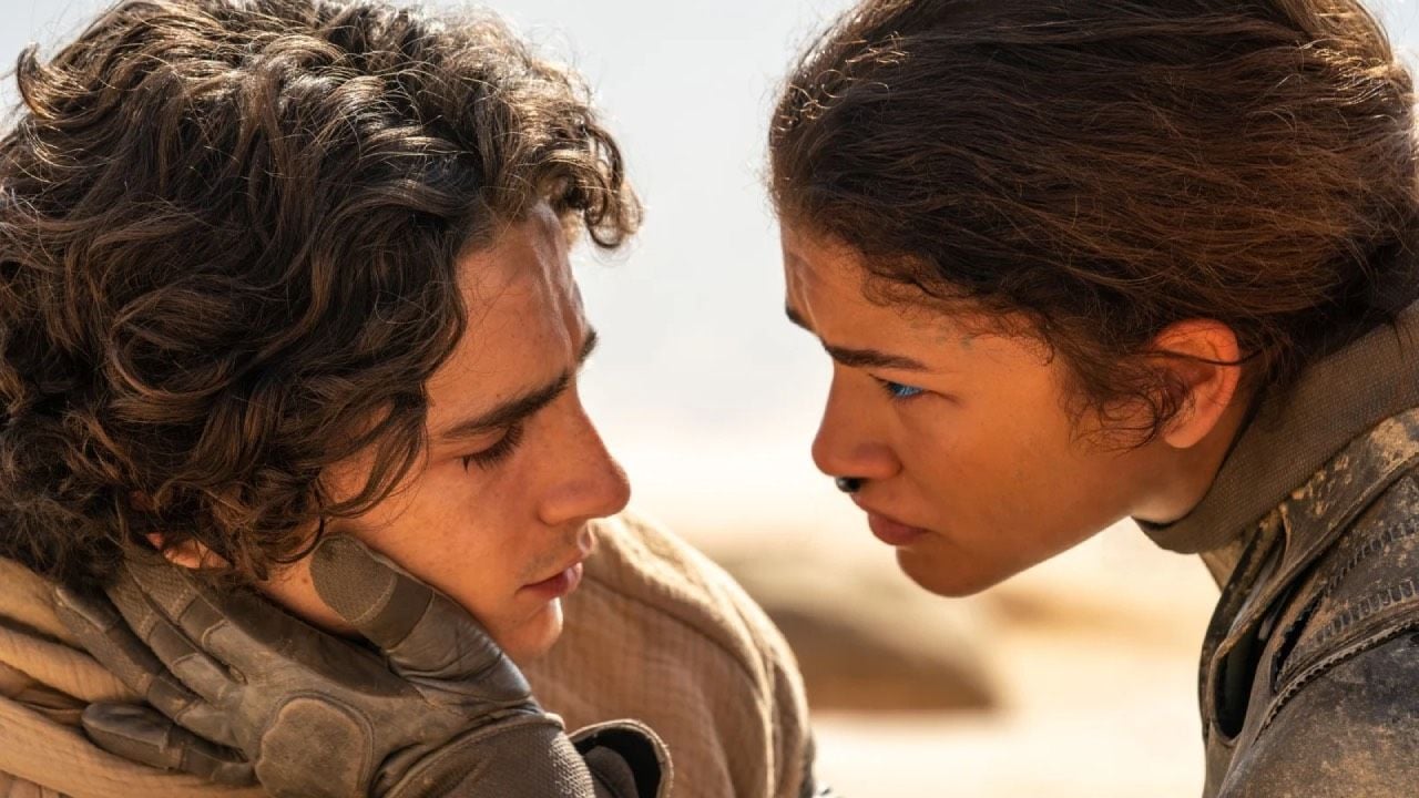 Timothée Chalamet y Zendaya como Paul Atreides y Chani en 'Dune 2'