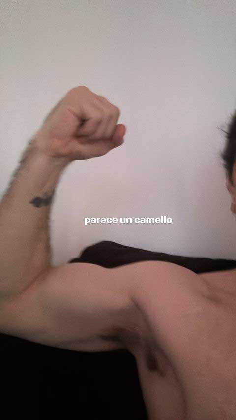 Carrera también comparte sus avances en las historias de Instagram