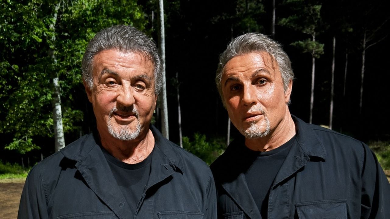 El doble de Sylvester Stallone tarda 2 horas y media cada día para ser igual que él. El resultado es impactante