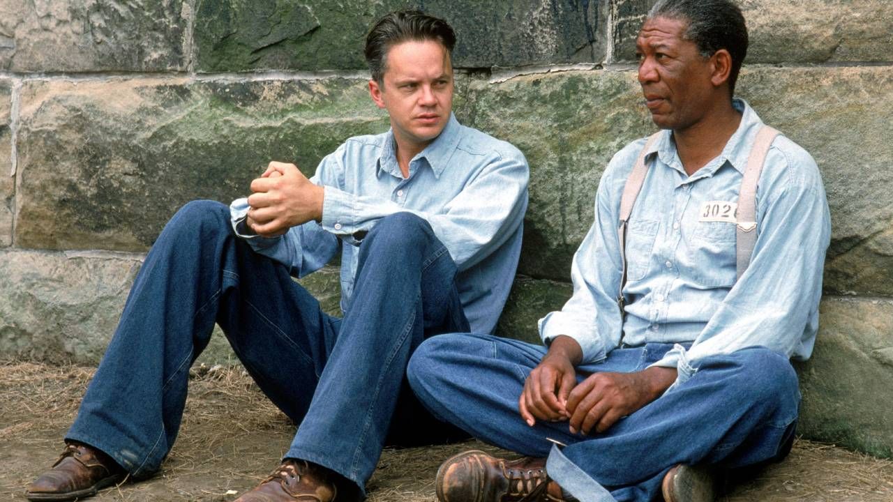 Tim Robbins y Morgan Freeman en 'Cadena perpetua'