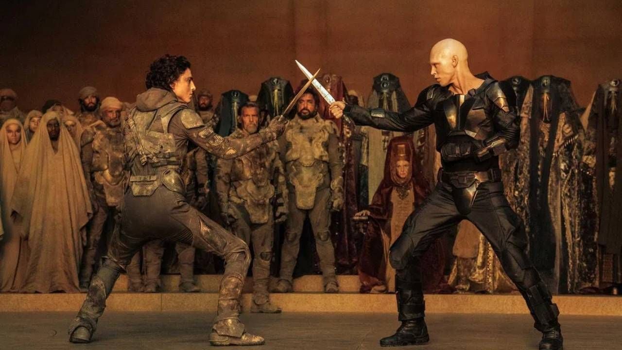 Timothée Chalamet y Austin Butler en 'Dune 2'