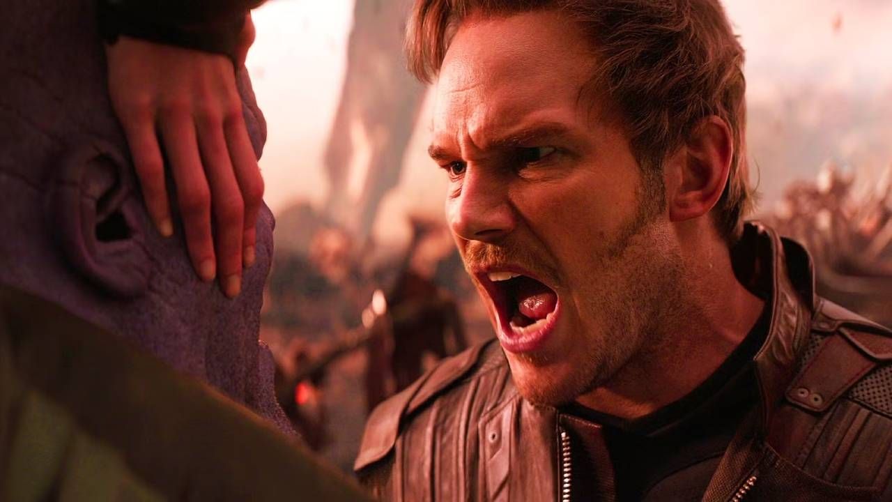 Chris Pratt en el polémico momento de 'Vengadores: Infinity War'