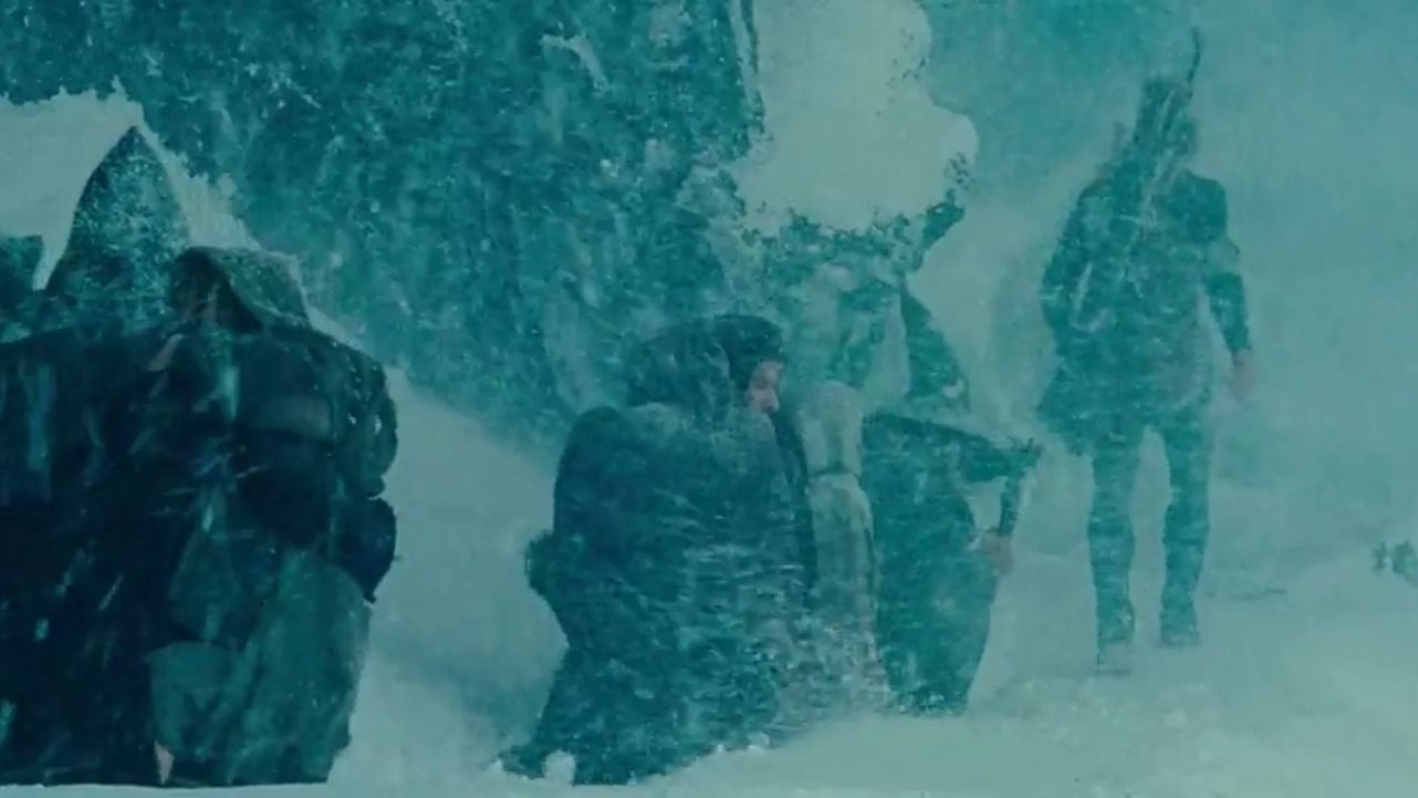 Nunca me había dado cuenta, pero este detalle de Legolas en la nieve es totalmente fiel a JRR Tolkien