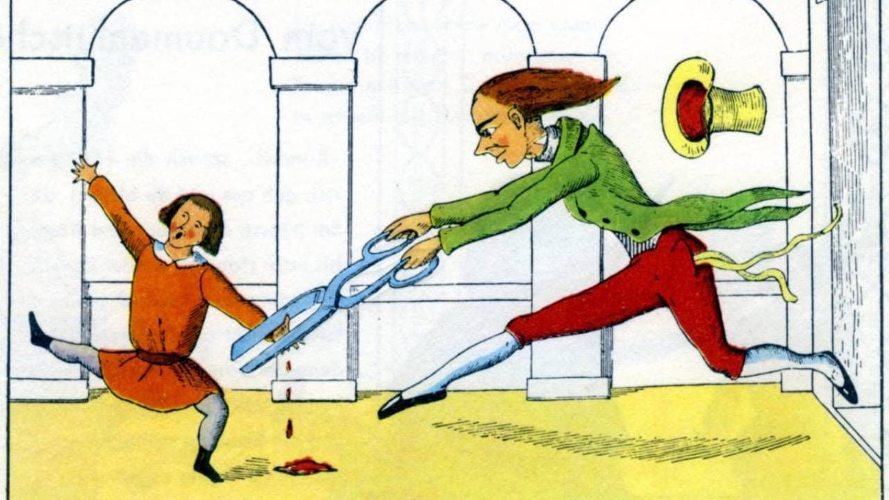 Ilustración del libro 'Struwwelpeter'