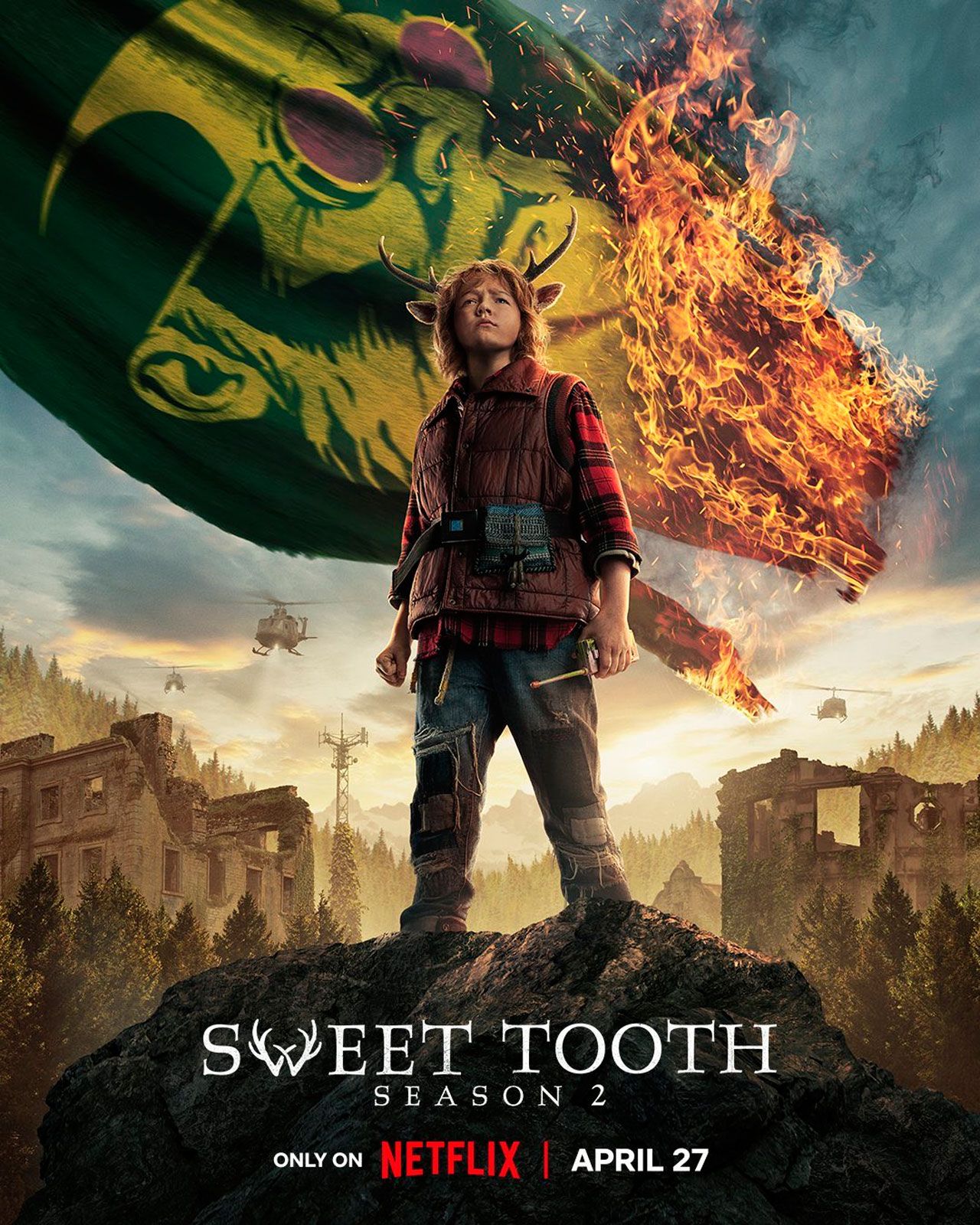 Póster de la temporada 2 de Sweet Tooth