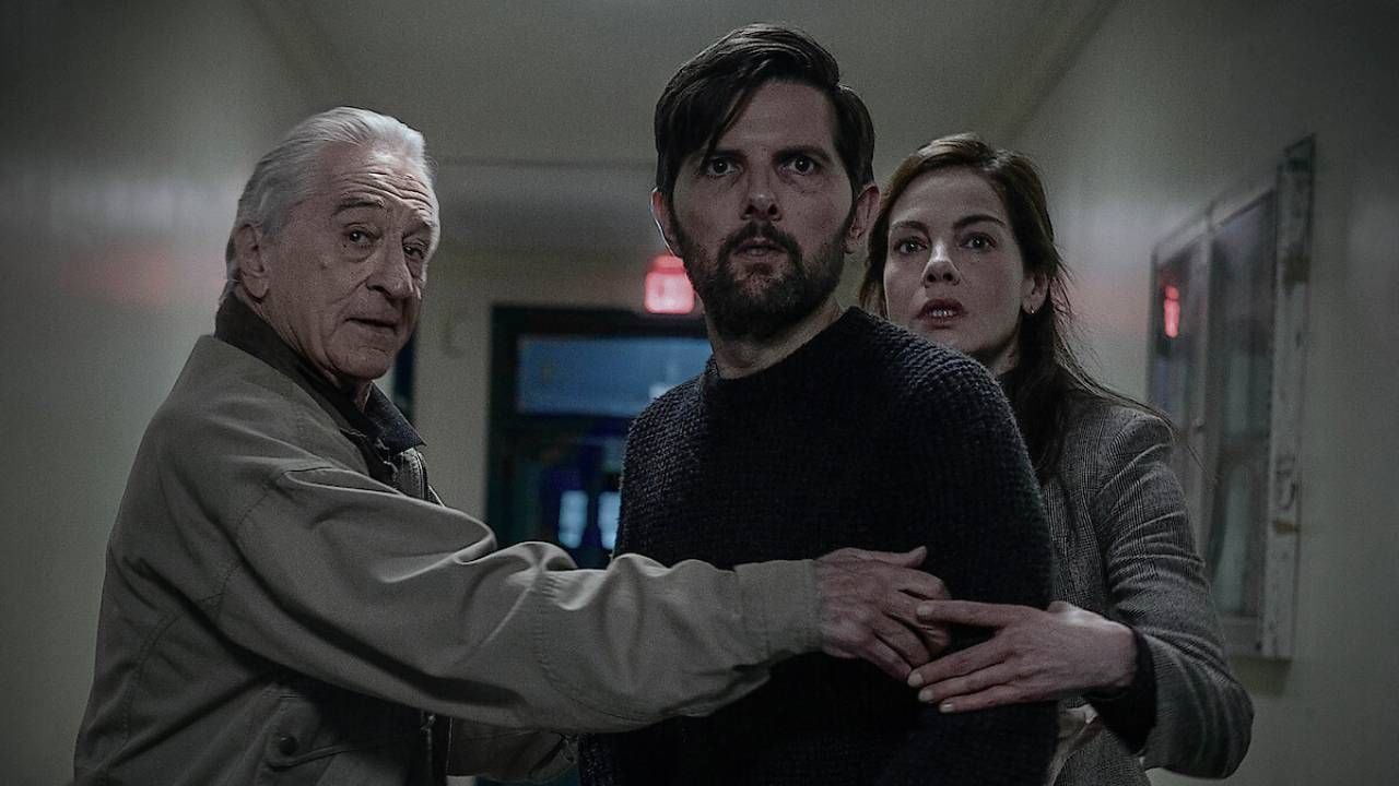 Robert De Niro, Adam Scott y Michelle Monaghan en 'The Whisper Man'