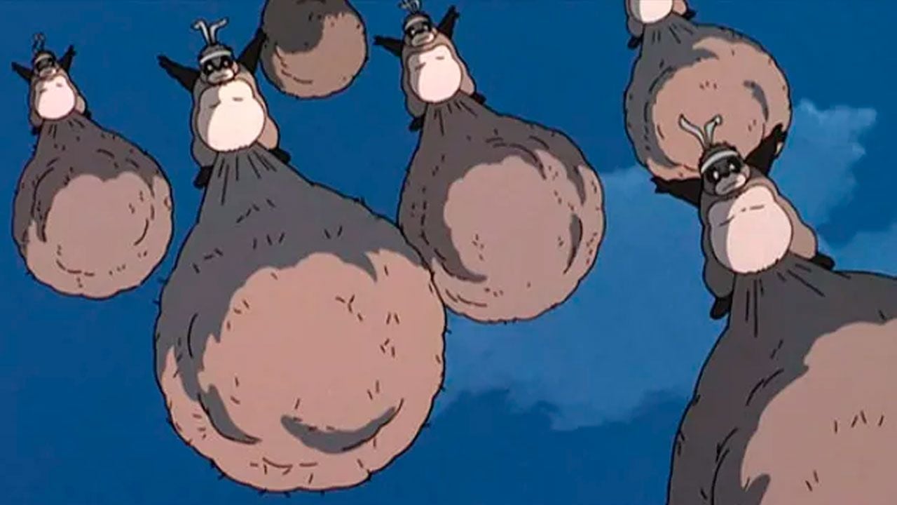 Los mapaches usando su poder