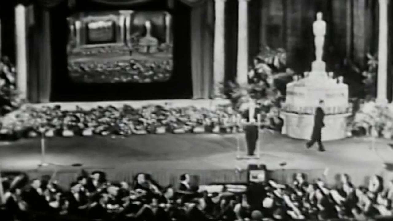 Imagen de la primera ceremonia televisada de los Oscar