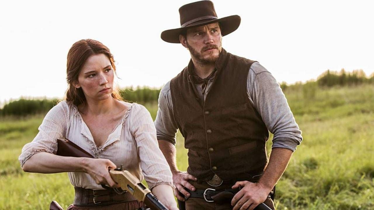 Haley Bennett y Chris Pratt en 'Los siete magníficos'