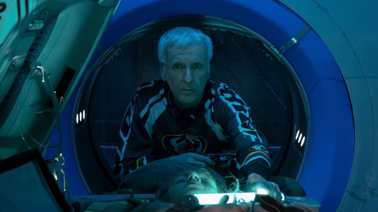 James Cameron en el rodaje de 'Avatar: El sentido del agua'