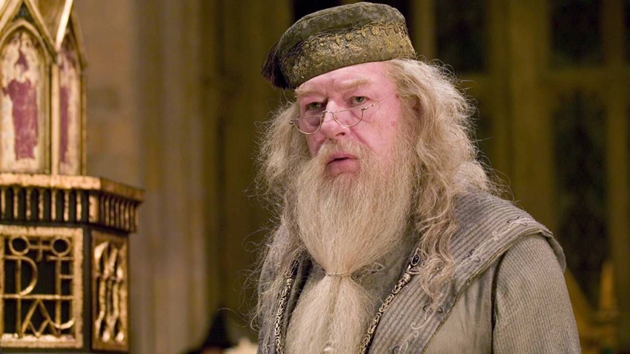 Michael Gambon como Albud Dumbledore en la saga 'Harry Potter'
