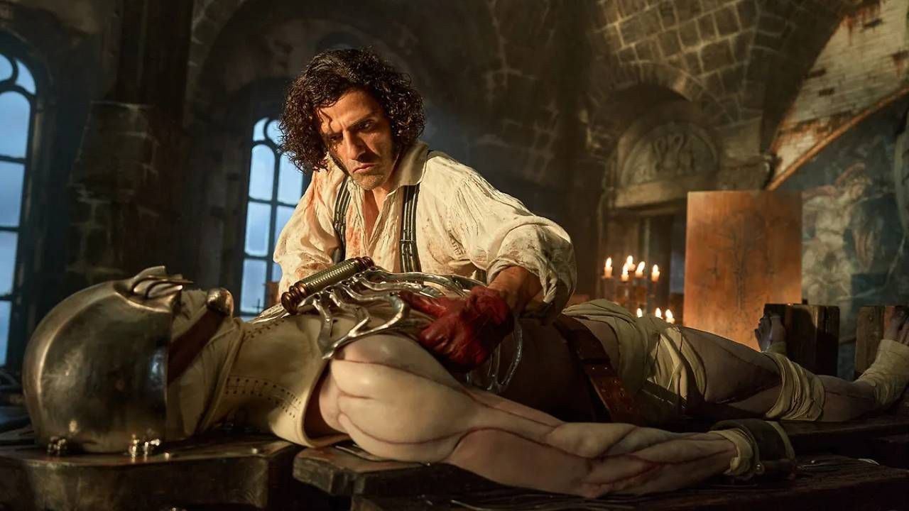 Oscar Isaac como Víctor en 'Frankenstein'