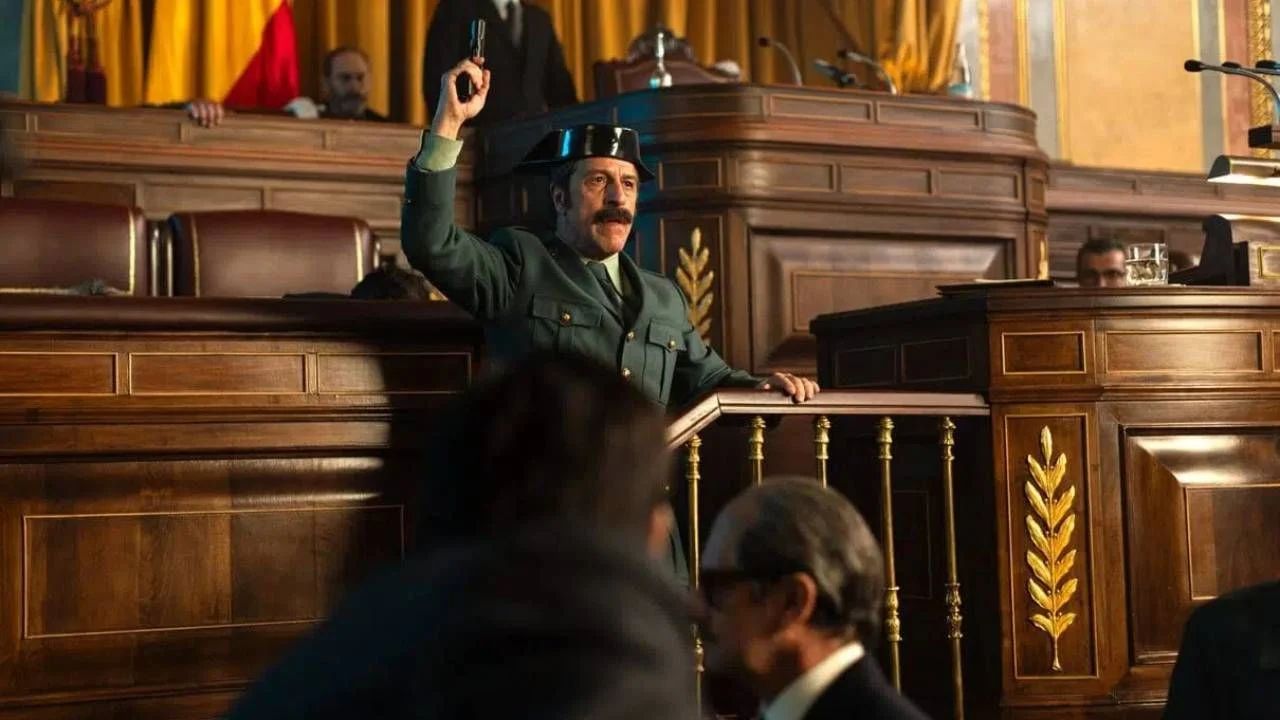 David Lorente como Antonio Tejero en 'Anatomía de un instante'