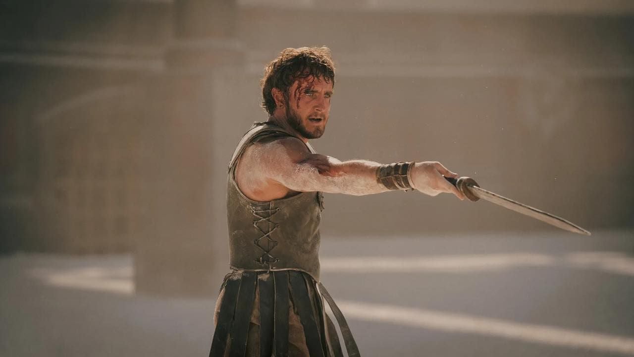 Paul Mescal como Lucio en 'Gladiator 2'