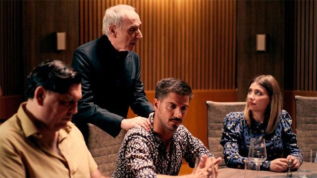 Hovik Heuchkerian, Maxi Iglesias, Miriam Giovanelli y Eusebio Poncela en Matices