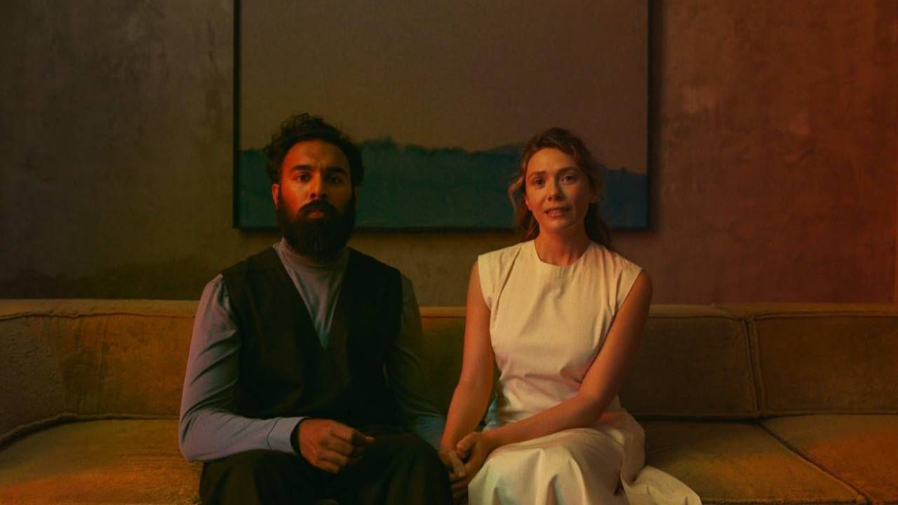 Himesh Patel y Elizabeth Olsen en 'La evaluación'