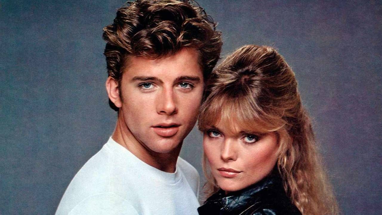 Maxwell Caulfield y Michelle Pfeiffer en 'Grease 2'