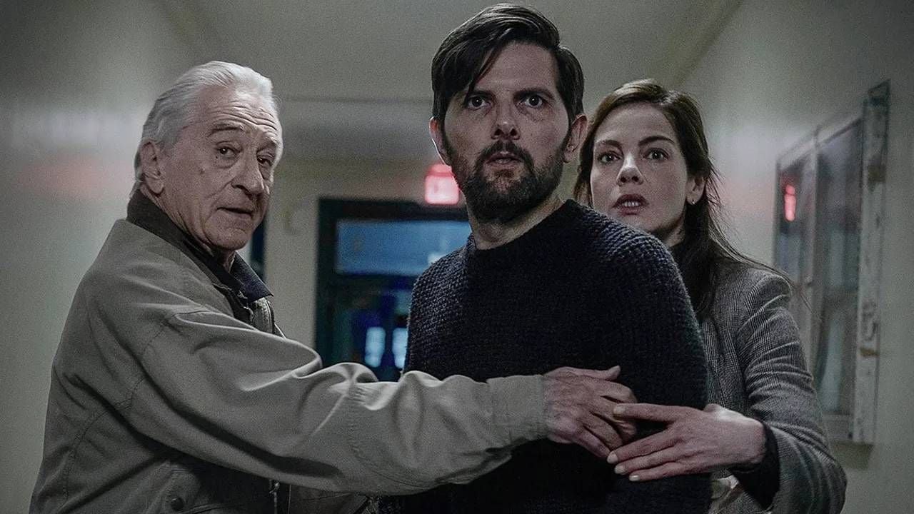 Robert De Niro, Adam Scott y Michelle Monaghan en 'Susurran tu nombre'
