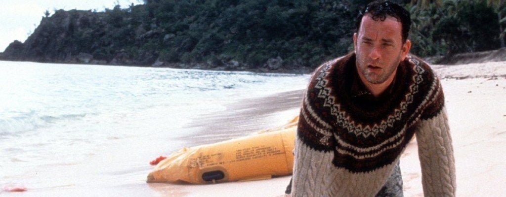 Tom Hanks sostiene tan bien el drama en esta película que no suena ni una nota musical hasta pasados 45 minutos