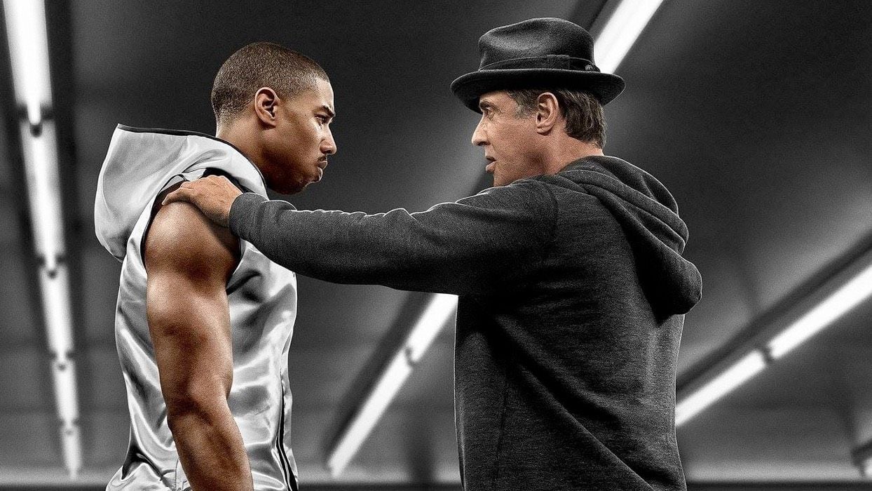 Michael B. Jordan y Sylvester Stallone en 'Creed'