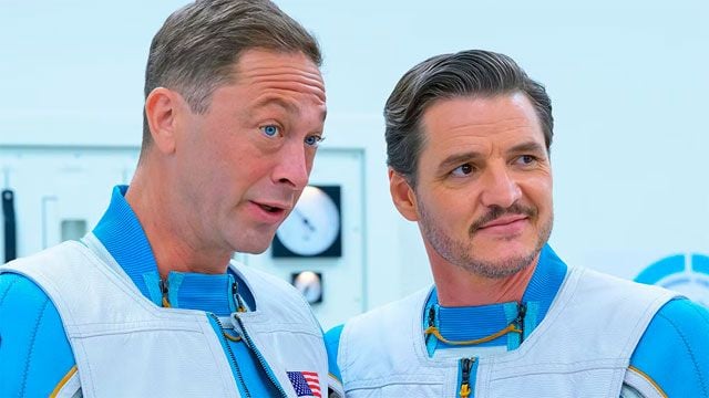 Ebon Moss-Bachrach y Pedro Pascal en Los 4 Fantásticos: Primeros pasos