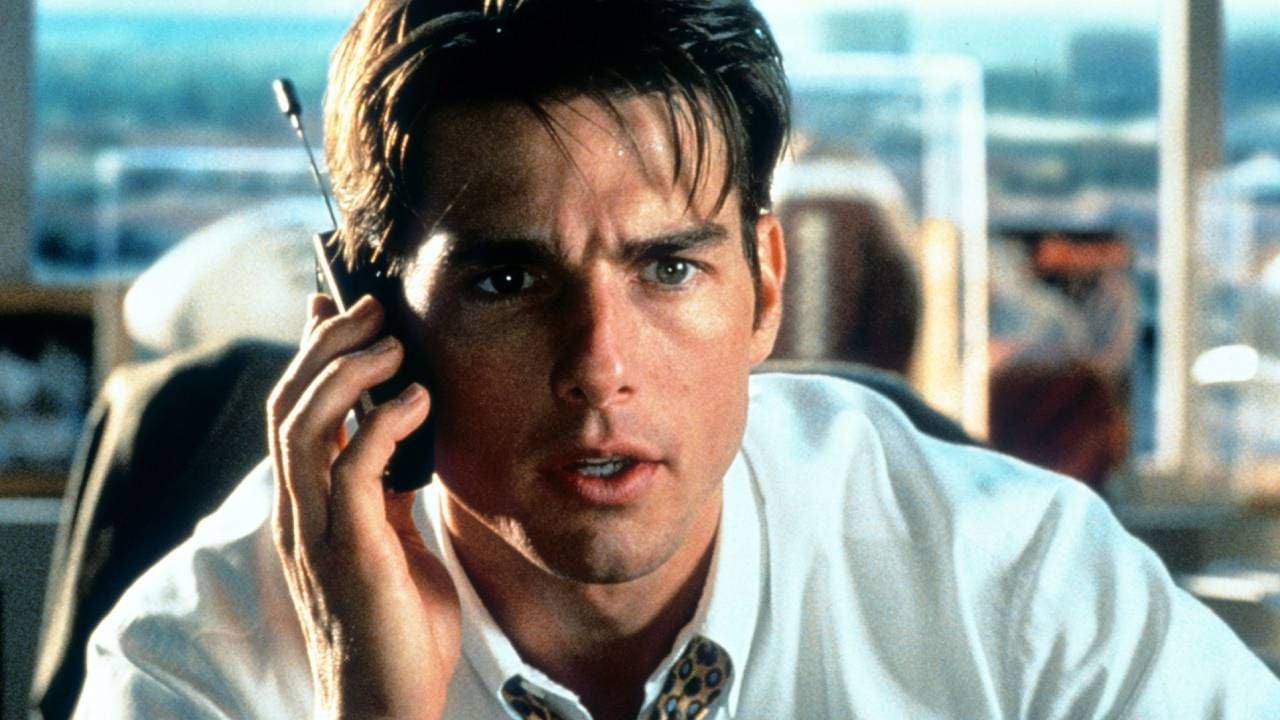 Tom Cruise en 'Jerry Maguire'