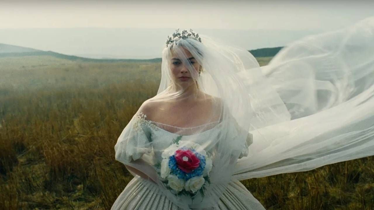 Margot Robbie como Catherine Earnshaw en 'Cumbres borrascosas'