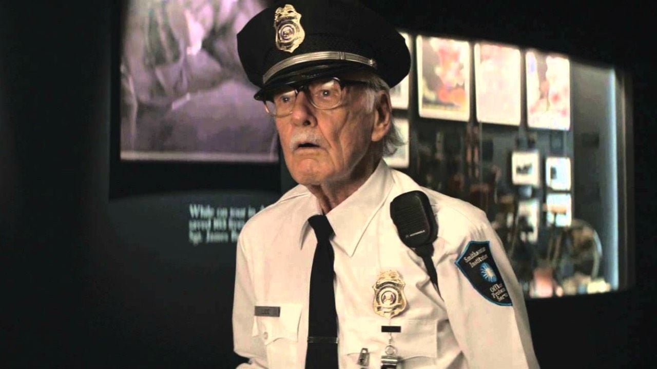 Stan Lee en uno de sus cameos en el Universo Cinematográfico de Marvel