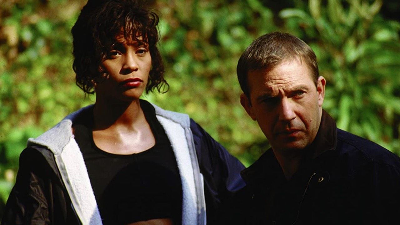 Whitney Houston y Kevin Costner en 'El guardaespaldas'